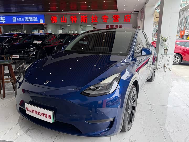 Model Y 2021 long-range all-wheel drive version